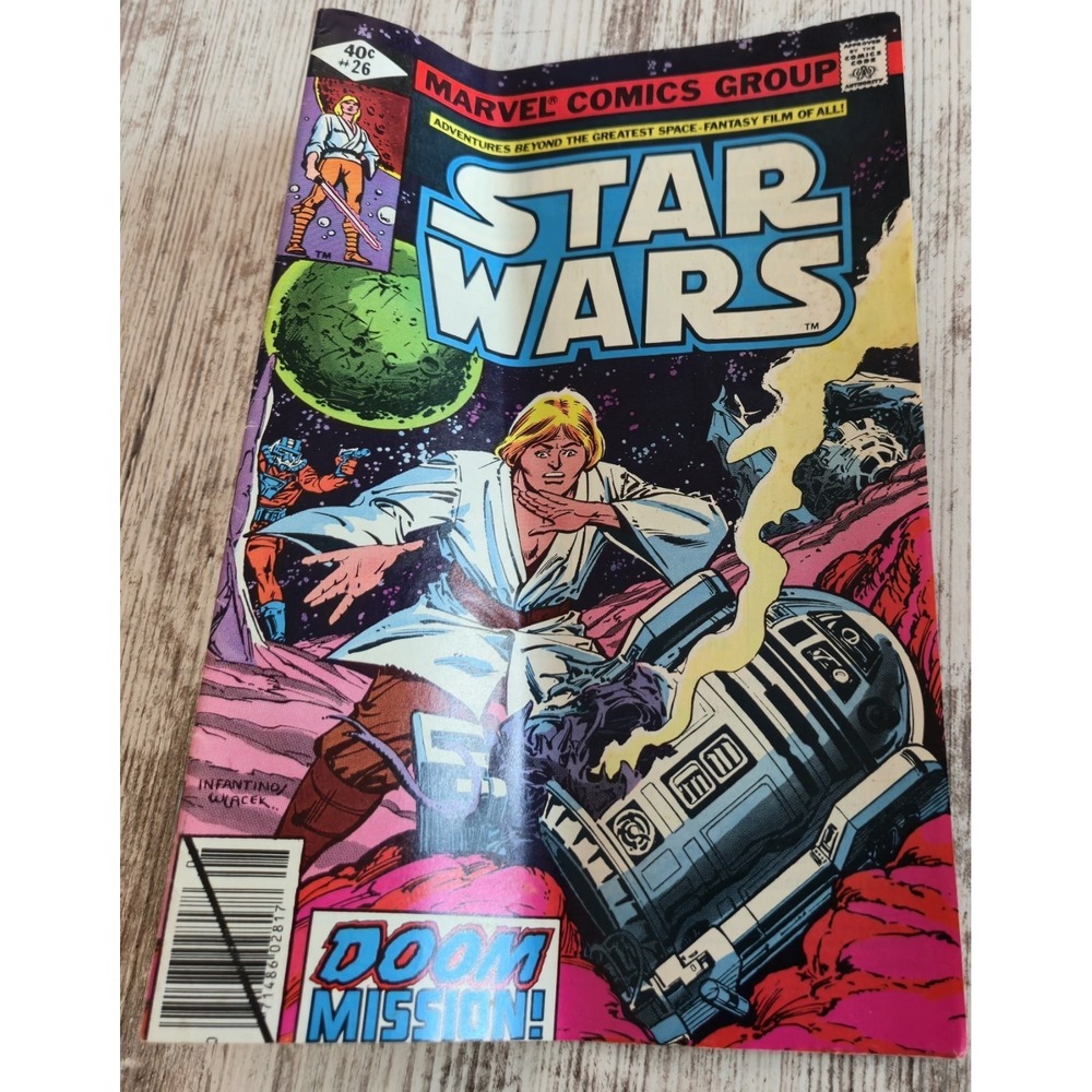 Star Wars #26 Marvel Comics 1979 Bronze Age Doom Mission Luke Skywalker R2-D2...